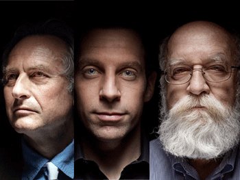 Leading atheists Richard Dawkins, Sam Harris, Daniel Dennett (the 'Three Wise Men of Atheism') and now Christopher Hitchens
