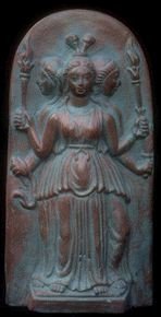 Hecate Triformus, ancient image of Hecate