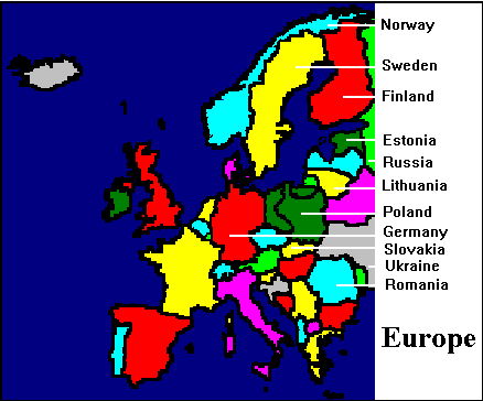 European nations in the books
