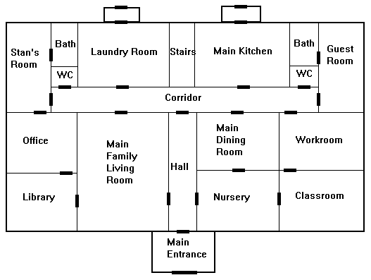 Ground floor plan of Raj